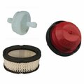Aic Replacement Parts Air Filter-Fuel Filter-Primer Bulb Kit for Tecumseh 33268 394358S 570682B KT-FSC30-0006